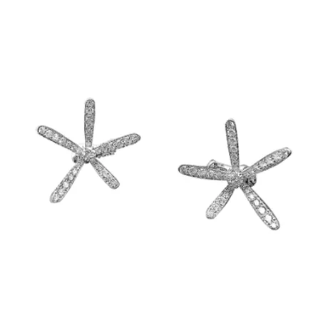 Van Cleef & Arpels Clips d'oreilles « Caresse » diamant