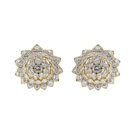 Van Cleef & Arpels Clips d'oreilles diamant