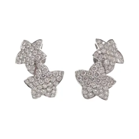 Van Cleef & Arpels Clips d'oreilles étoiles diamant