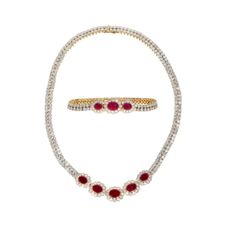 Van Cleef & Arpels Collier rubis de Birmanie