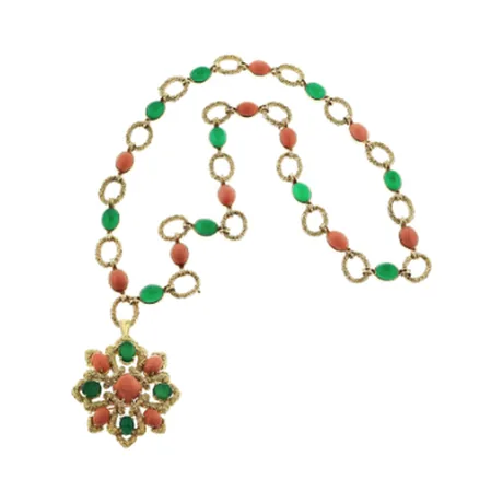 Van Cleef & Arpels Pendentif « Delphes » corail