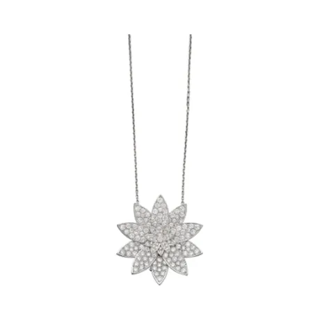 Van Cleef & Arpels Pendentif « Lotus » diamant