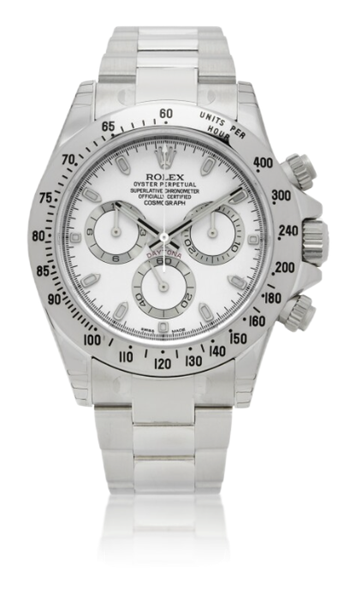 Rolex Cosmograph Daytona White ‘APH’ Blue Lume Error Dial, réf. 116520