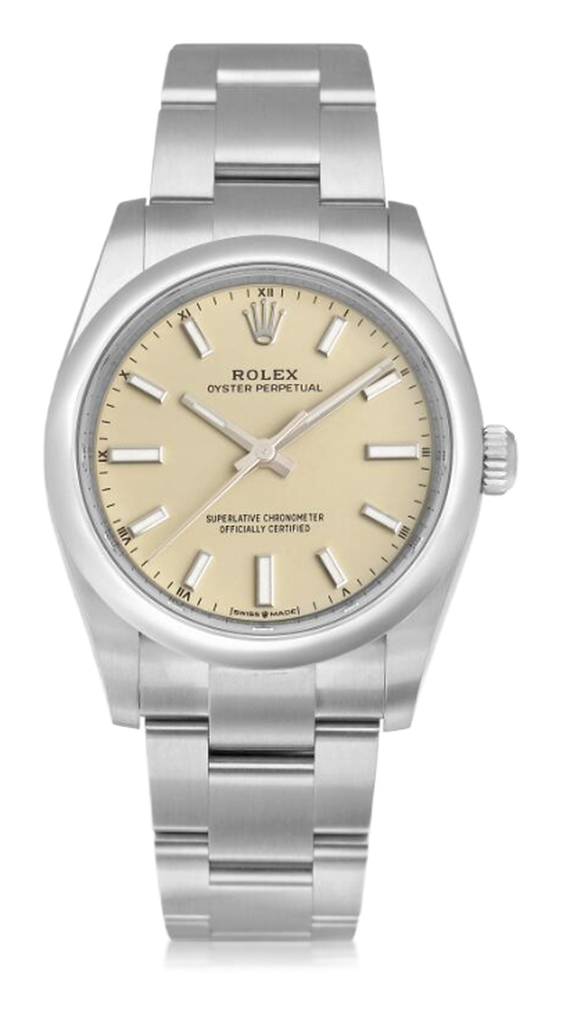 Rolex Oyster Perpetual Beige Dial, réf. 124200