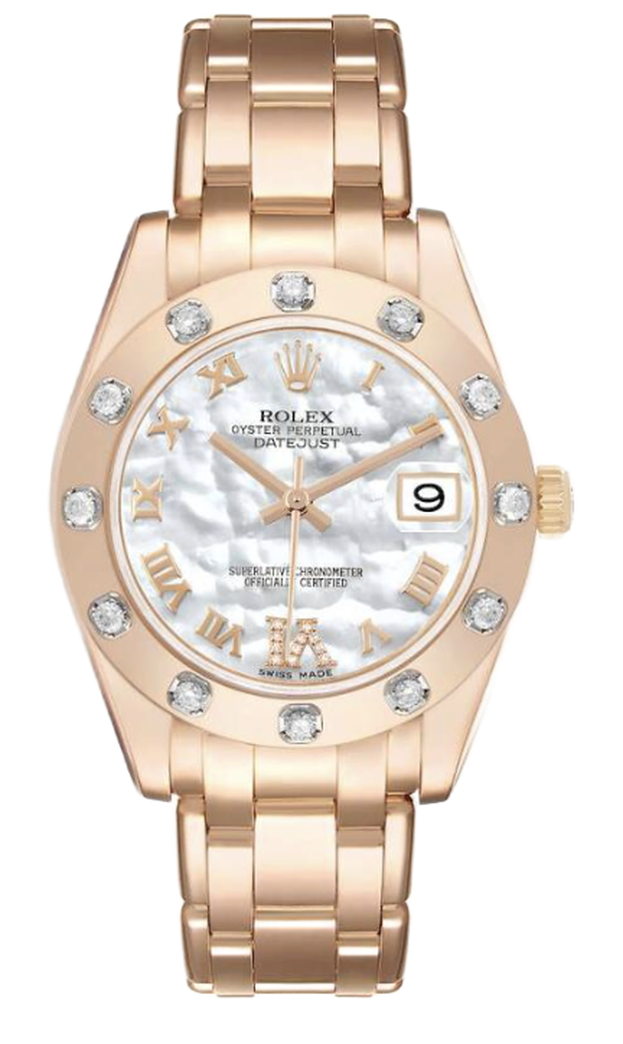 Rolex Pearimaster Datejust, réf. 81315