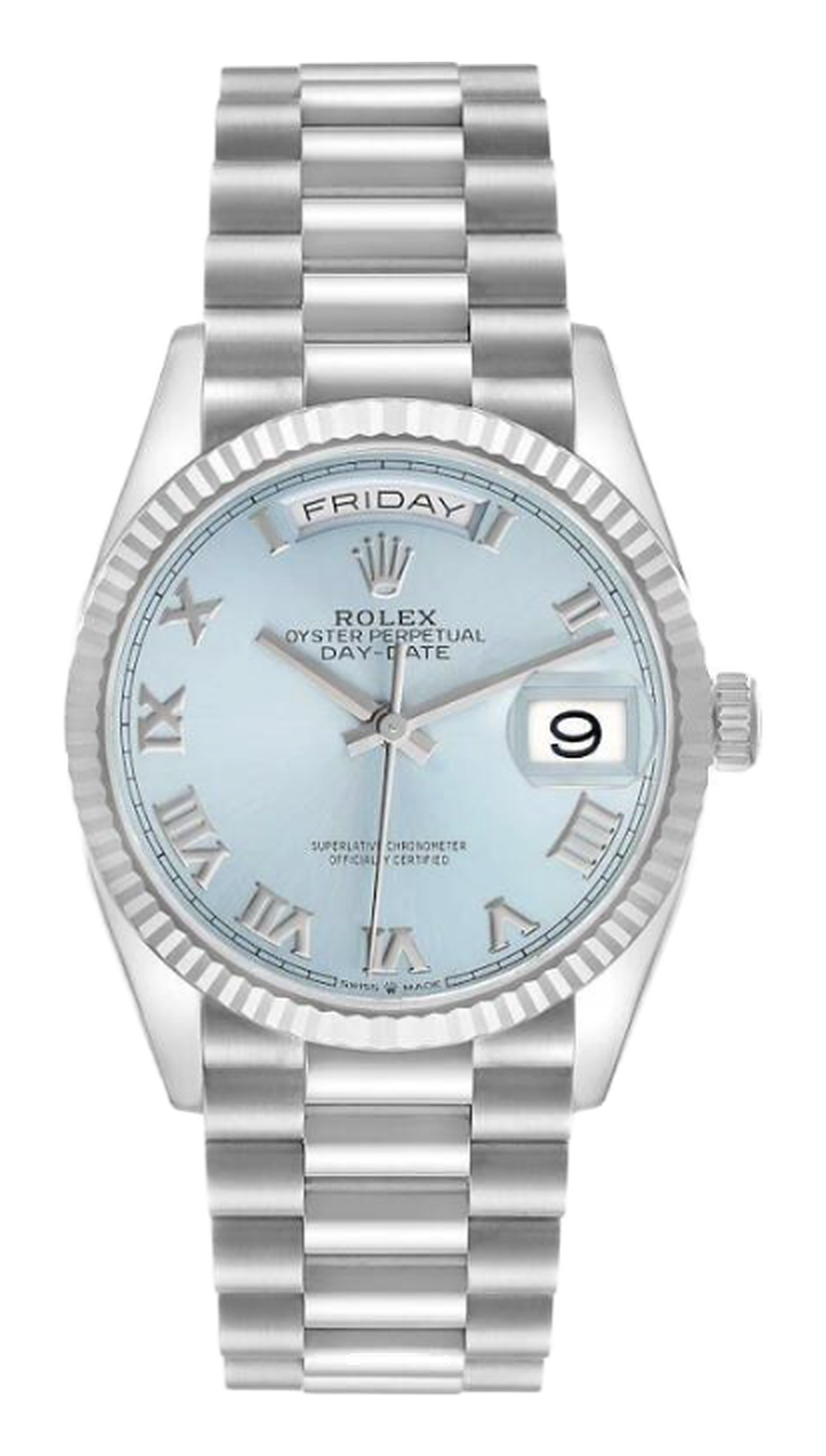 Rolex President Day-Date ‘Ice Blue’ Dial, réf. 128236