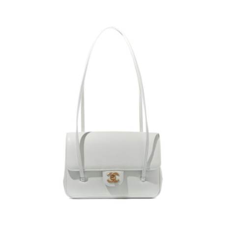 Chanel Small Preppy Coco Flap, caviar Mint Green, doré vieilli