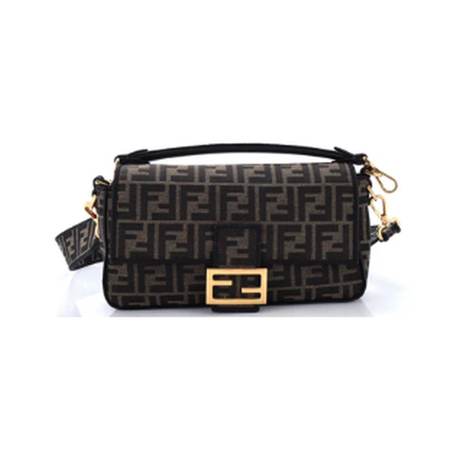 Fendi Baguette NM Medium, toile Zucca