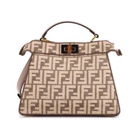 Fendi Peekaboo ISeeU Small, tapisserie Zucca
