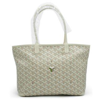 Goyard Artois PM, toile Goyardine Sand & veau Chevroches, palladié
