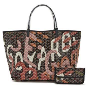 Goyard Saint Louis GM « Pink Lettres Camouflage », toile Goyardine enduite