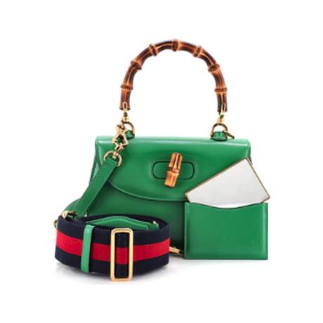 Gucci Bamboo 1947 Top Handle Small, cuir