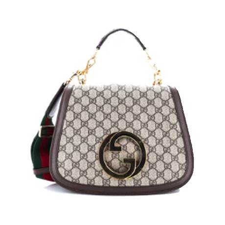 Gucci Blondie NM Top Handle Medium, toile GG enduite