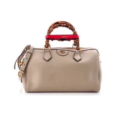Gucci Diana NM Bamboo Handle Boston, cuir