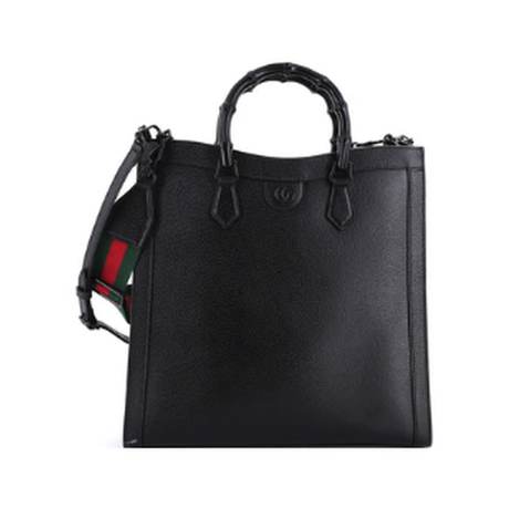 Gucci Diana NM Bamboo Handle Tote Large, cuir
