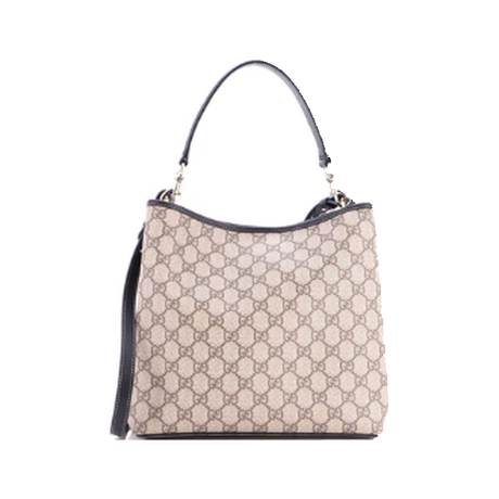 Gucci GG Emblem Bucket Medium, toile GG enduite