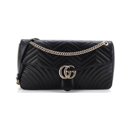 Gucci GG Marmont Flap Maxi, cuir matelassé