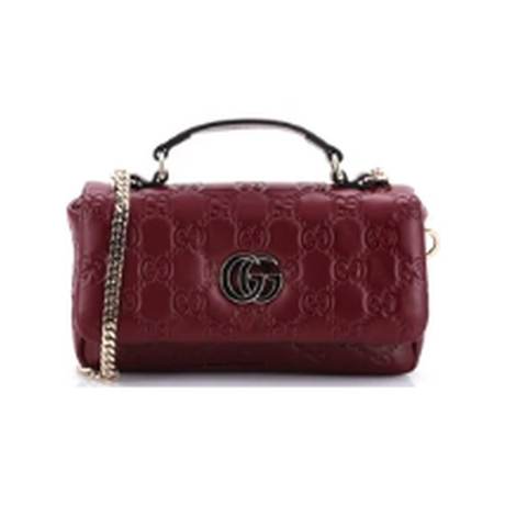 Gucci GG Milano Top Handle Mini, cuir Guccissima