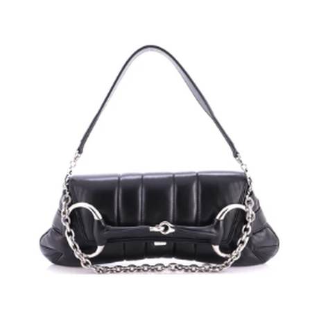 Gucci Horsebit Chain Shoulder Large, cuir vertical matelassé