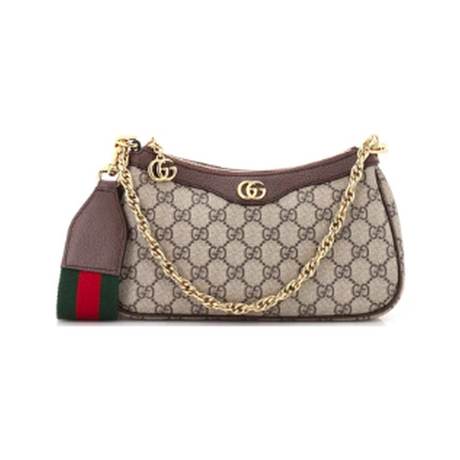 Gucci Ophidia Charm Shoulder Small, toile GG enduite