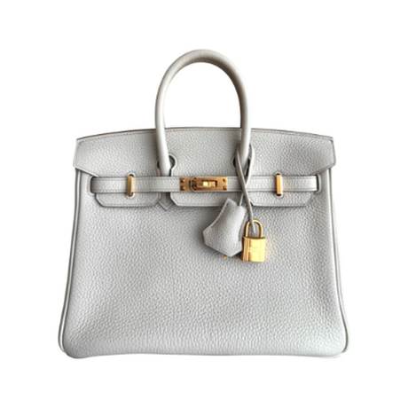 Hermès Birkin 25 Beton, Togo, doré