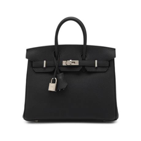Hermès Birkin 25 Black, Togo, palladié