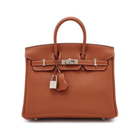 Hermès Birkin 25 Gold, Togo, palladié