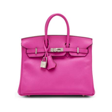 Hermès Birkin 25 Magnolia & Capucine Novillo Verso, palladié