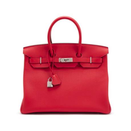 Hermès Birkin 25 Rouge Casaque, Togo, palladié