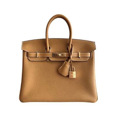 Hermès Birkin 25 Sable, Togo naturel, doré