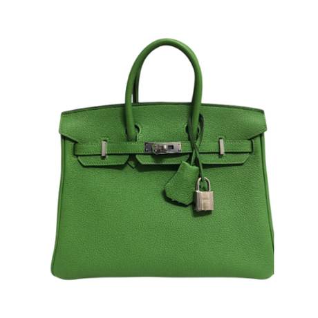 Hermès Birkin 25 Vert Yucca, Togo cuir, palladié