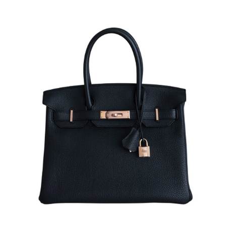 Hermès Birkin 30 Black, Togo, or rose