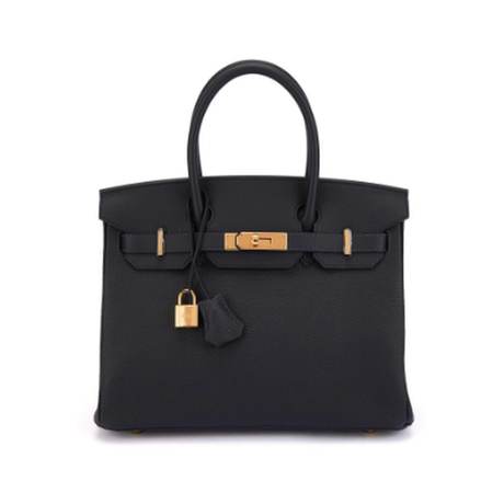 Hermès Birkin 30 Caban, Togo, doré
