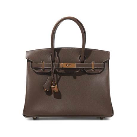 Hermès Birkin 30 Etoupe, Epsom, doré