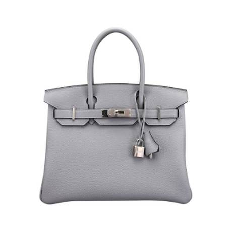 Hermès Birkin 30 Gris Pantin, Togo, palladié