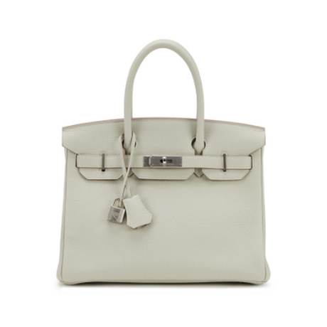 Hermès Birkin 30 Gris Perle, Togo, palladié