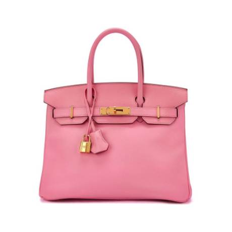Hermès Birkin 30 Rose Confetti, Epsom, doré