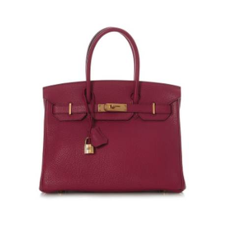 Hermès Birkin 30 Tosca, Fjord, doré