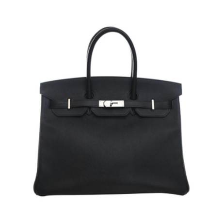 Hermès Birkin 35 Black, Epsom, palladié