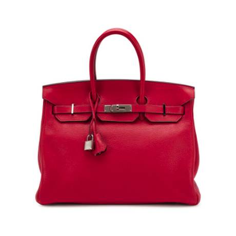 Hermès Birkin 35 Rouge Casaque, Clémence, palladié