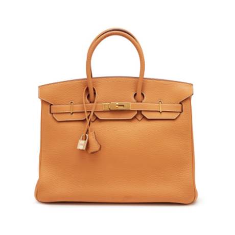 Hermès Birkin 35 Sable, Fjord naturel, doré