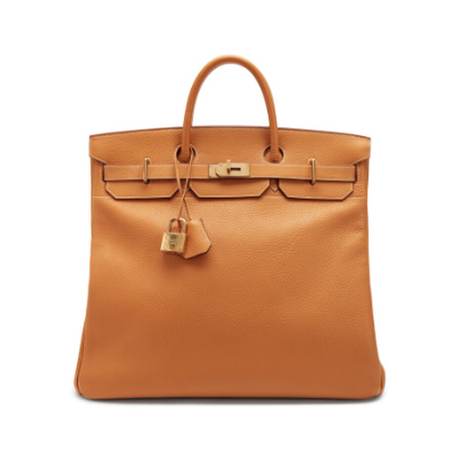 Hermès Birkin HAC Haut à Courroies 45 Vintage Sable Ardennes, doré