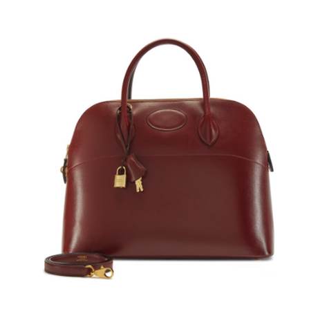 Hermès Bolide 35 Vintage Noisette Calf, box, doré