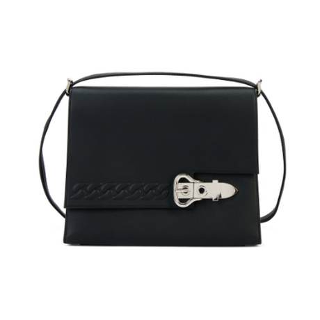 Hermès Boucle Sellier Black, Swift, palladié