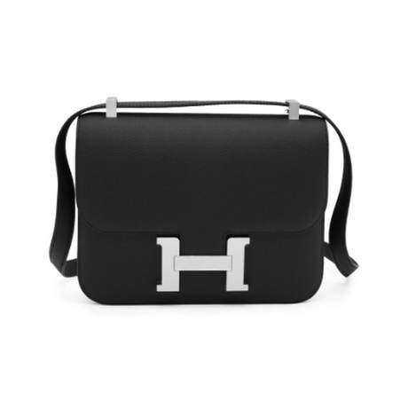 Hermès Constance 24 Black, Epsom, doré