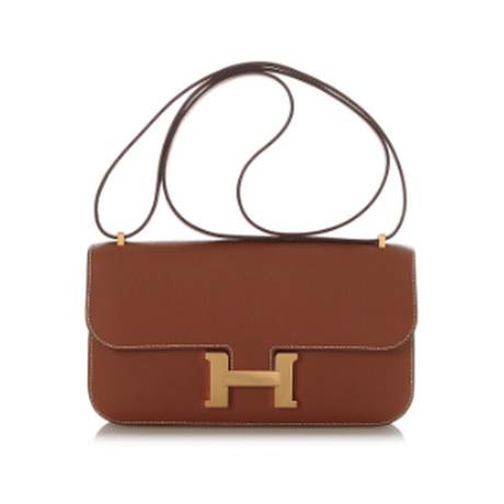 Hermès Constance Élan Gold, Epsom, doré