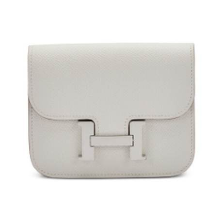 Hermès Constance Slim Gris Pale, Epsom, palladié