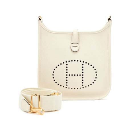 Hermès Evelyne 23 Craie, Clémence, doré