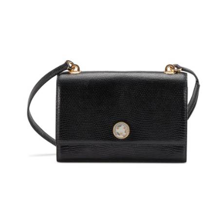 Hermès Faubourg Gold Au Black Minuit, lézard Salvator