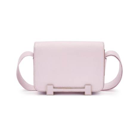 Hermès Geta Mauve Pale Biscuit Verso, chèvre, palladié